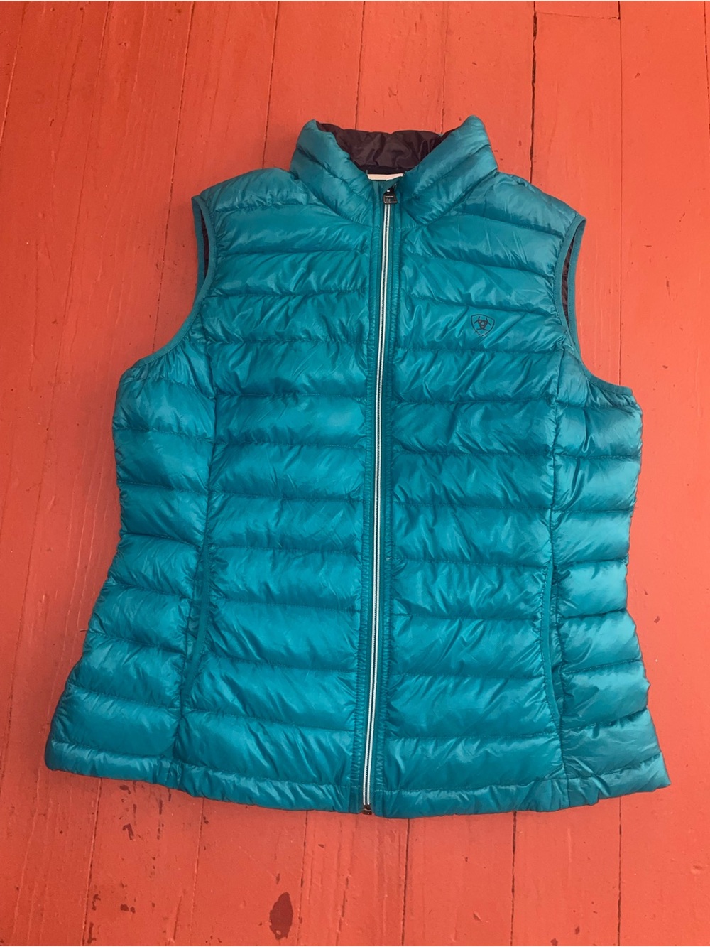Ariat Teal Quilted Packable Vest